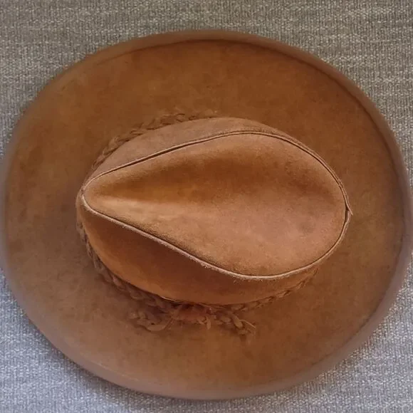 Henschel Skullys Leather Hat Medium - Picture 4 of 8